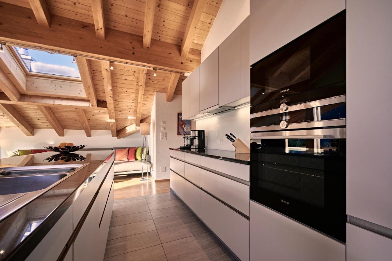 Chalet Bergfrieden Penthouse เวงเงน ภายนอก รูปภาพ