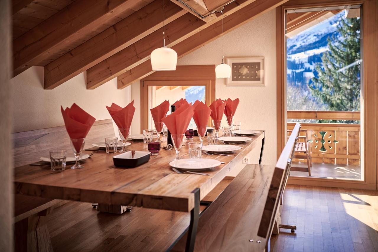 Chalet Bergfrieden Penthouse เวงเงน ภายนอก รูปภาพ