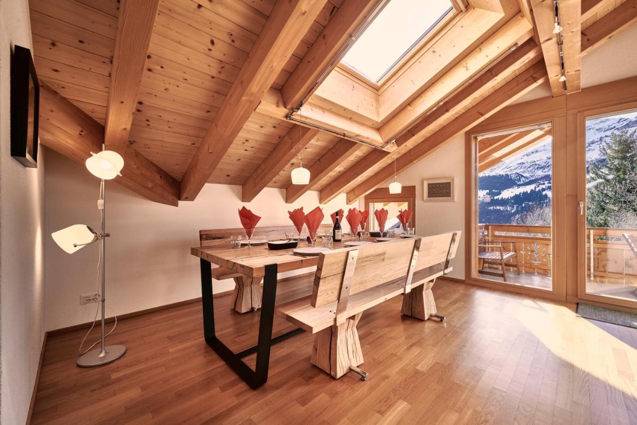 Chalet Bergfrieden Penthouse เวงเงน ภายนอก รูปภาพ