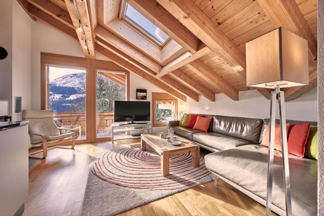 Chalet Bergfrieden Penthouse เวงเงน ภายนอก รูปภาพ