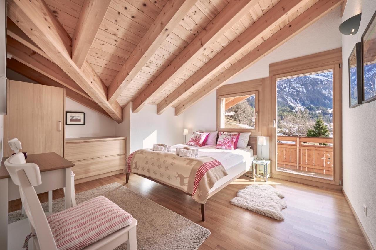 Chalet Bergfrieden Penthouse เวงเงน ภายนอก รูปภาพ