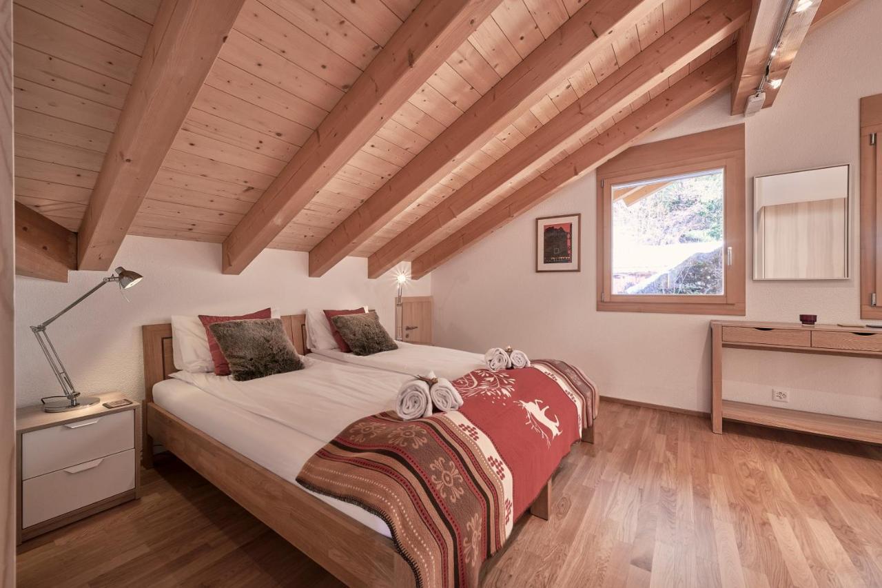 Chalet Bergfrieden Penthouse เวงเงน ภายนอก รูปภาพ